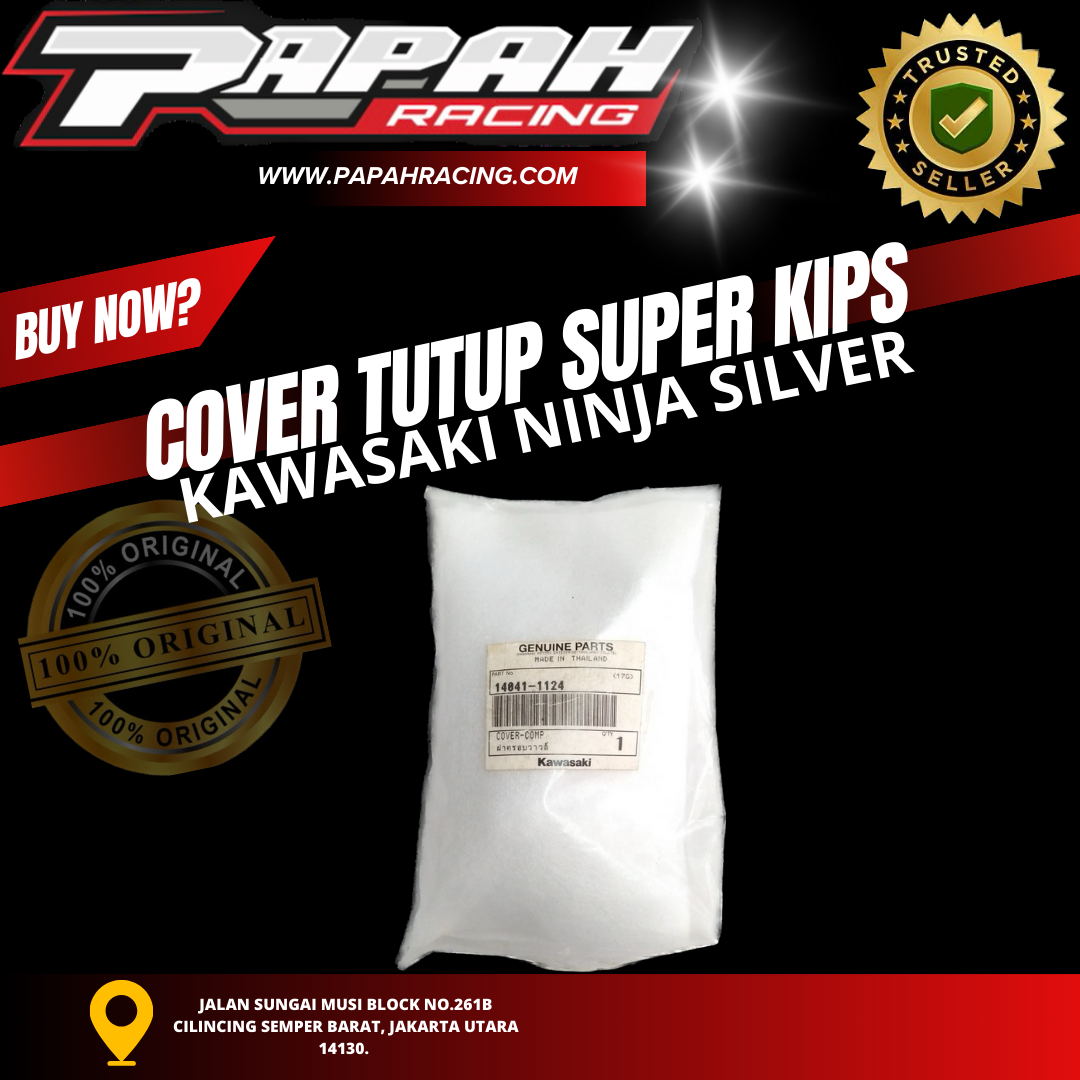 COVER TUTUP SUPER KIPS NINJA SILVER